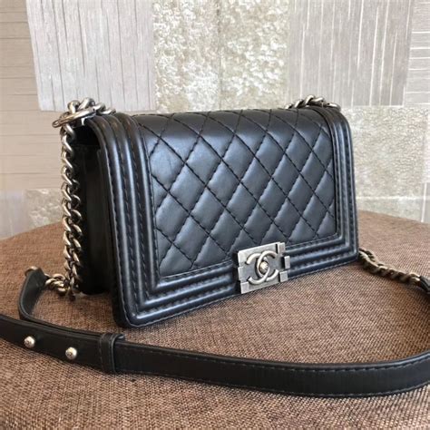 chanel calfskin quilted medium boy flap|Flap Bags .